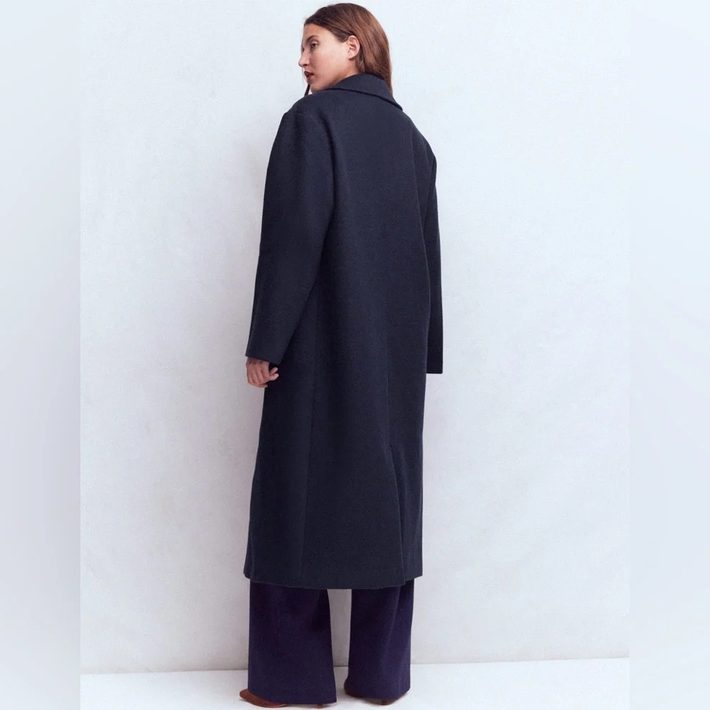 Boden Long Coat with Red Heart Lining - Picture 3 of 5